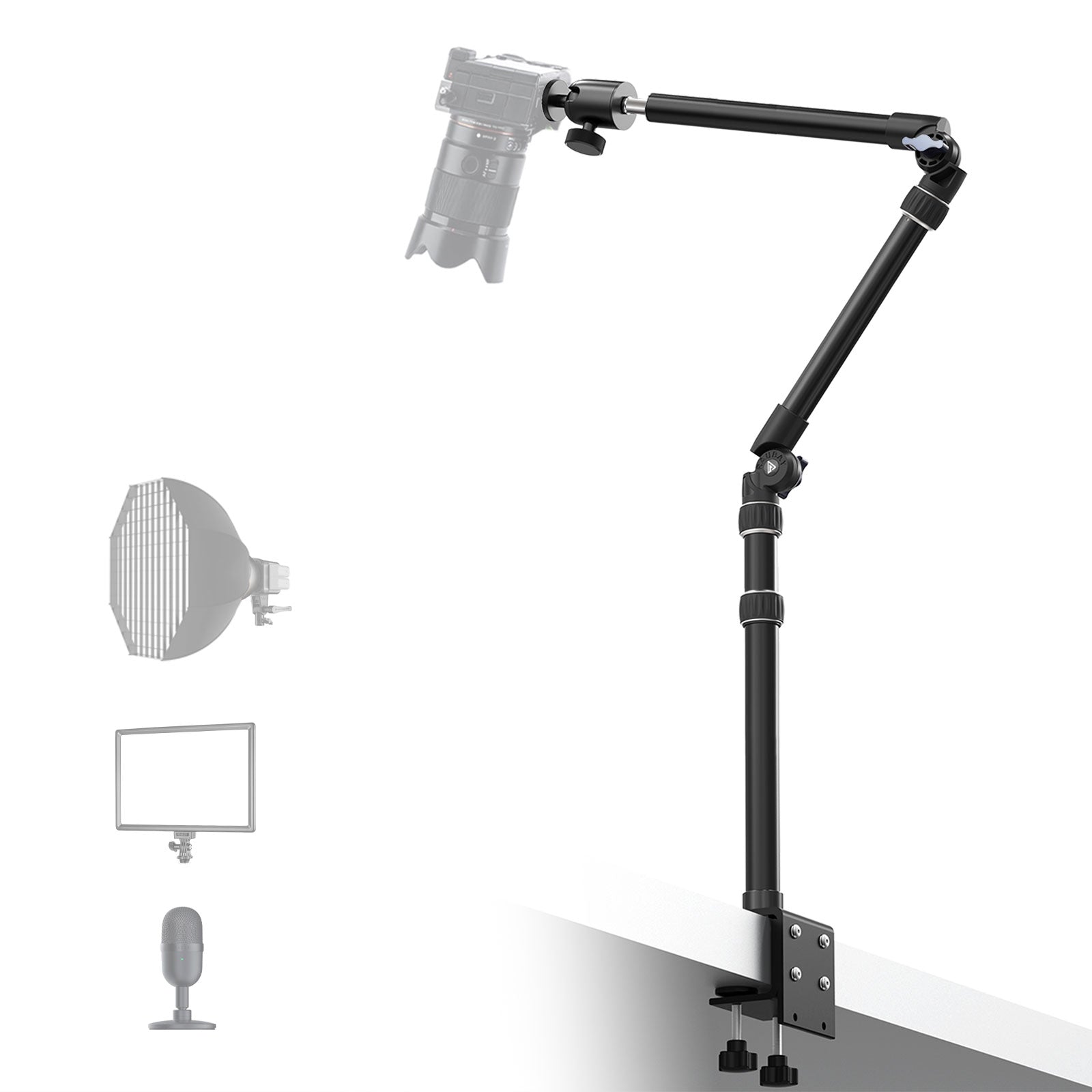 RAUBAY デスクトップマジックアームプロジェクター用格納式　 DMA01 Desktop Magic Arm DMA01 - RAUBAY