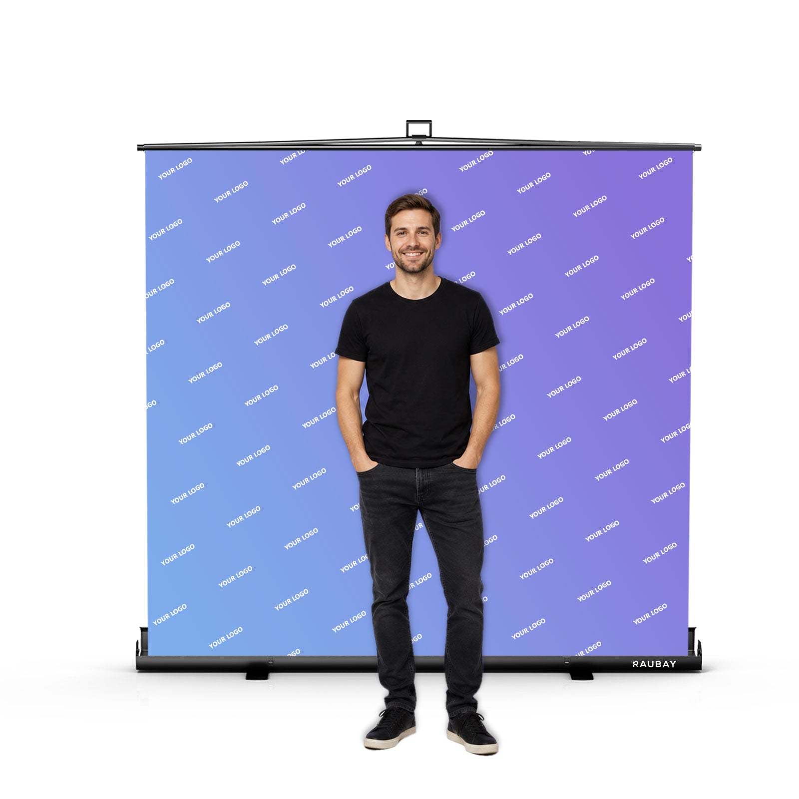 Customize Your Backdrop - 6.6′ x 6.9′ Collapsible Screen