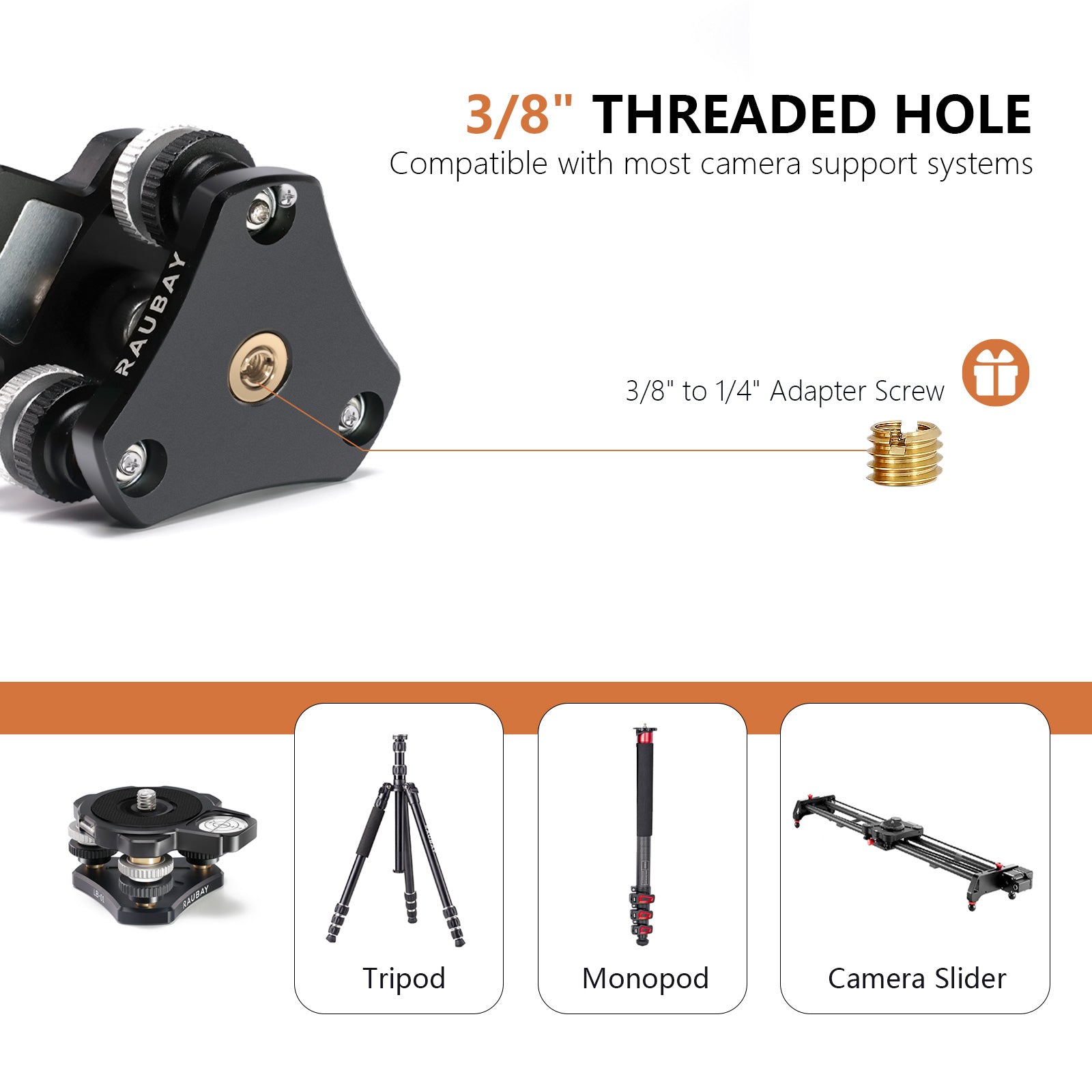 Tripod Leveling Base LB-01