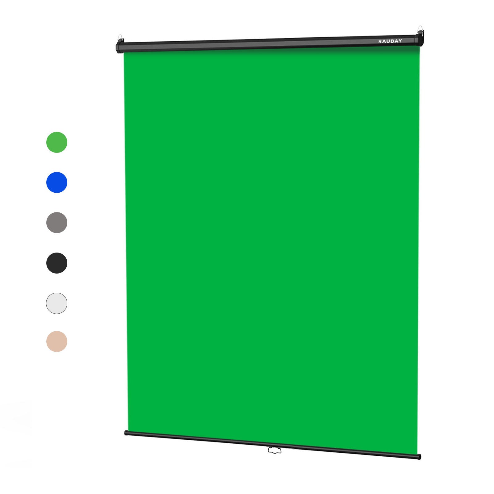 5′ x 7.2′ Pull Down Green Screen | Pro-Level – RAUBAY