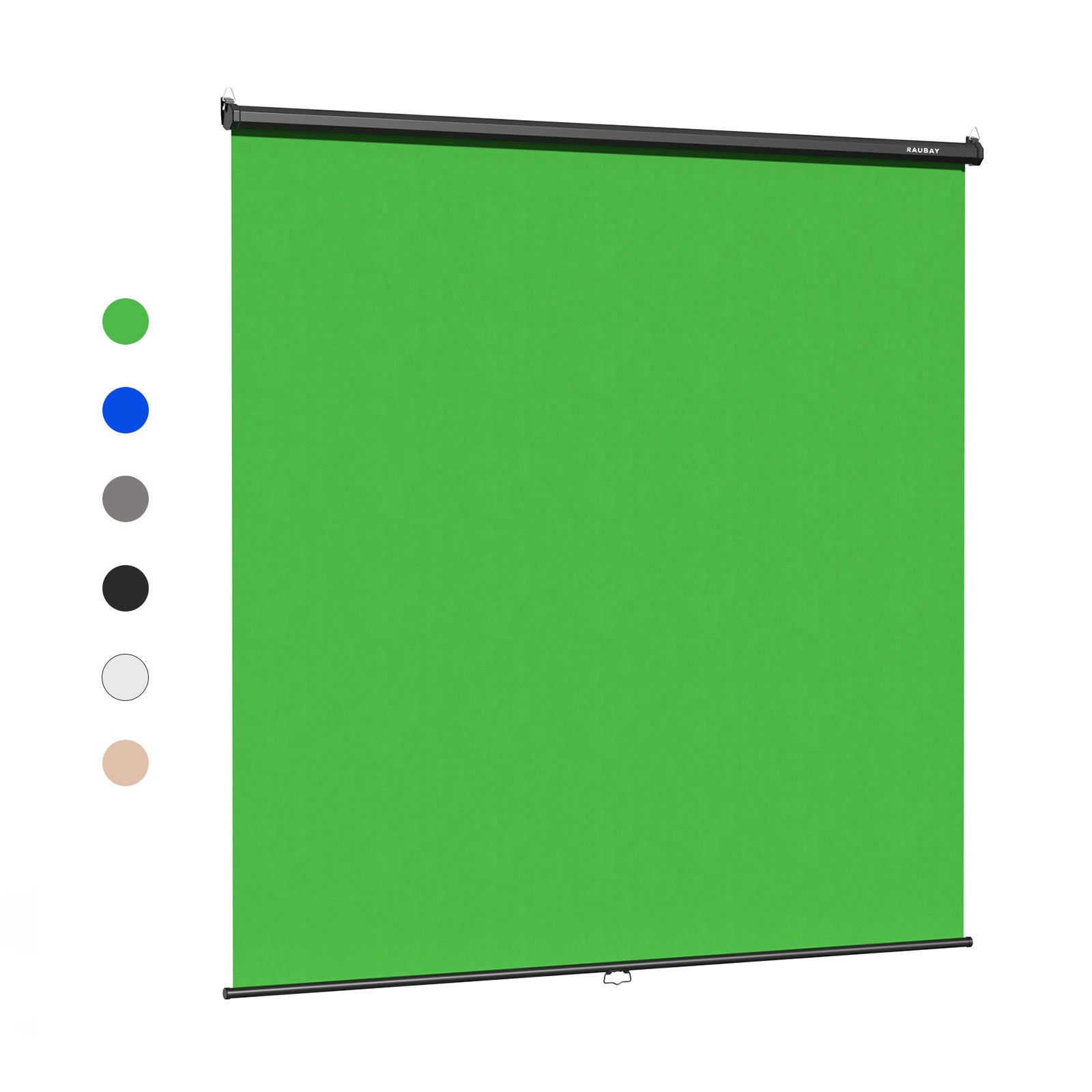 6.7' x 7.2' Pull Down Green Screen | Large Premium – RAUBAY