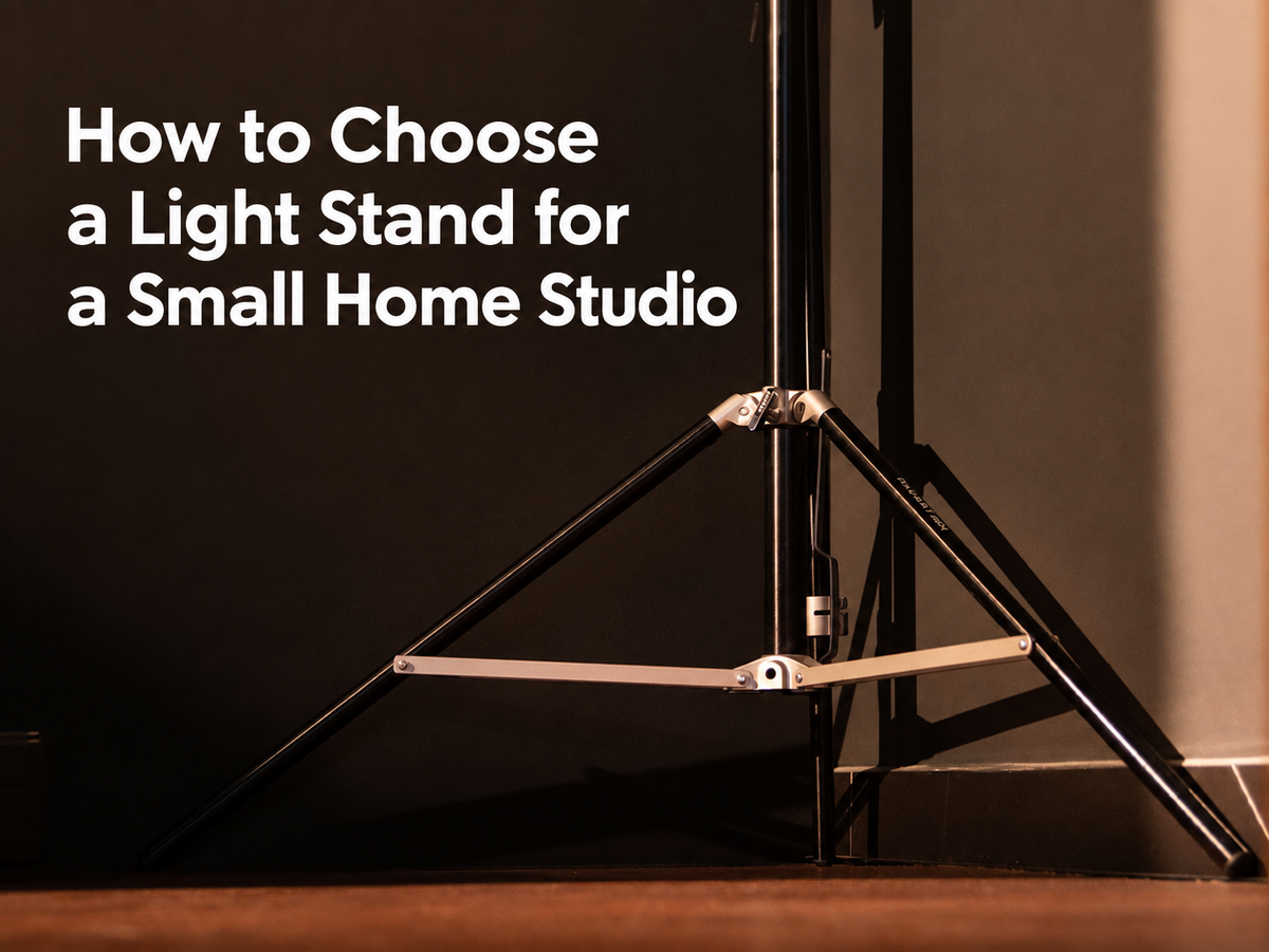 How to Choose a Light Stand for a Small Home Studio