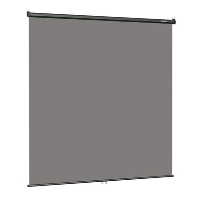 6.7′ x 7.2′ Pull Down Grey Screen