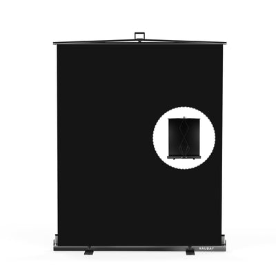 5′ x 6.9′ Collapsible Black Screen