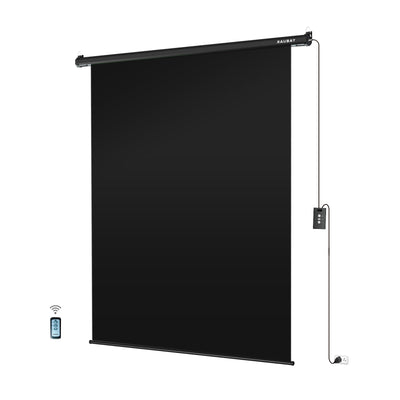 5′ x 7.2′ Motorized Pull Down Black Screen