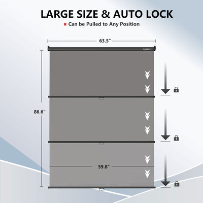 5′ x 7.2′ Pull Down Grey Screen