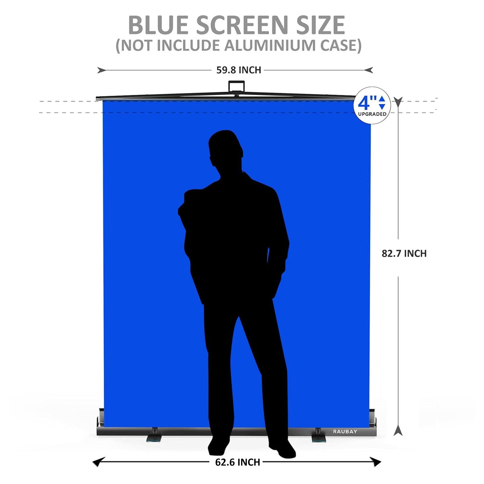 5′ x 6.9′ Collapsible Blue Screen