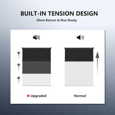 5′ x 7.2′ Pull Down Black Screen