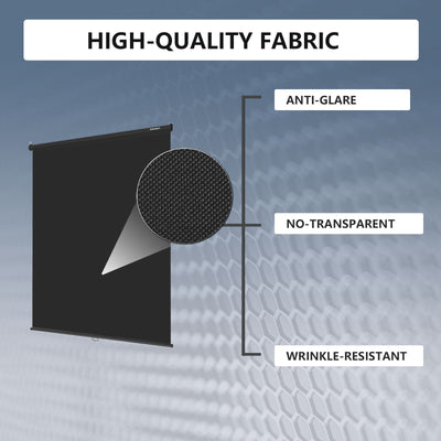 5′ x 7.2′ Pull Down Black Screen