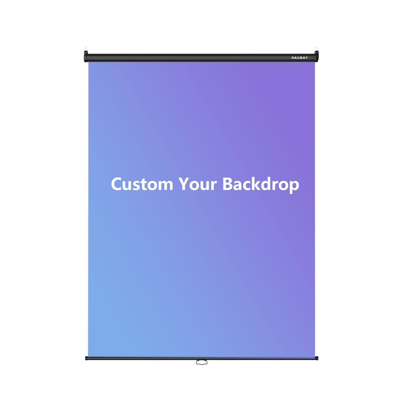 Customize Your Backdrop - 5′ x 7.2′ Pull Down Screen