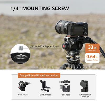 Tripod Leveling Base LB-01