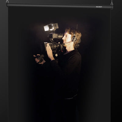 5′ x 7.2′ Pull Down Black Screen