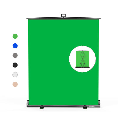 5′ x 6.9′ Collapsible Green Screen
